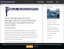 Tablet Screenshot of niels-burcharth.dk